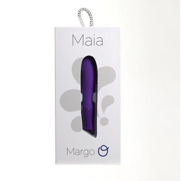 Margo Rechargeable Silicone Bullet Neon Purple