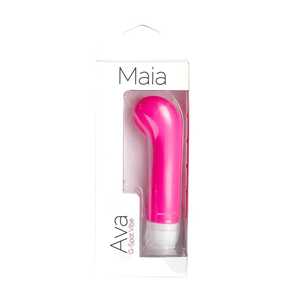 Maia Ava Silicone G-Spot Vibe Neon Pink
