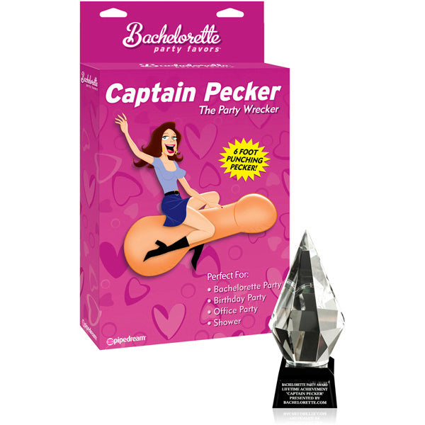 Bachelorette Party Favors Captain Pecker The Inflatable Party Pecker
