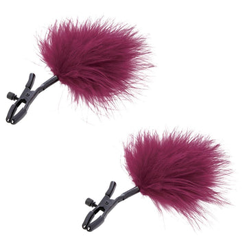 S&M Enchanted Feather Nipple Clamps