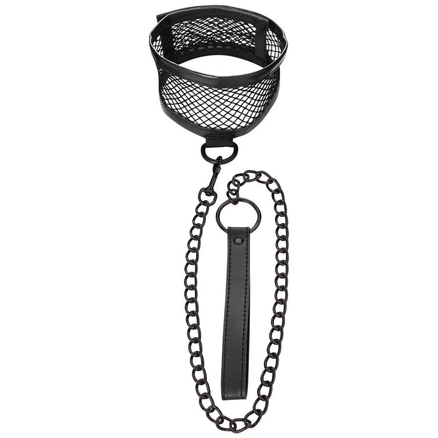 S&M Fishnet Collar And Leash