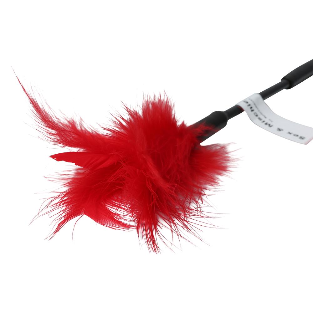 S&M Feather Tickler 7&quot; Red