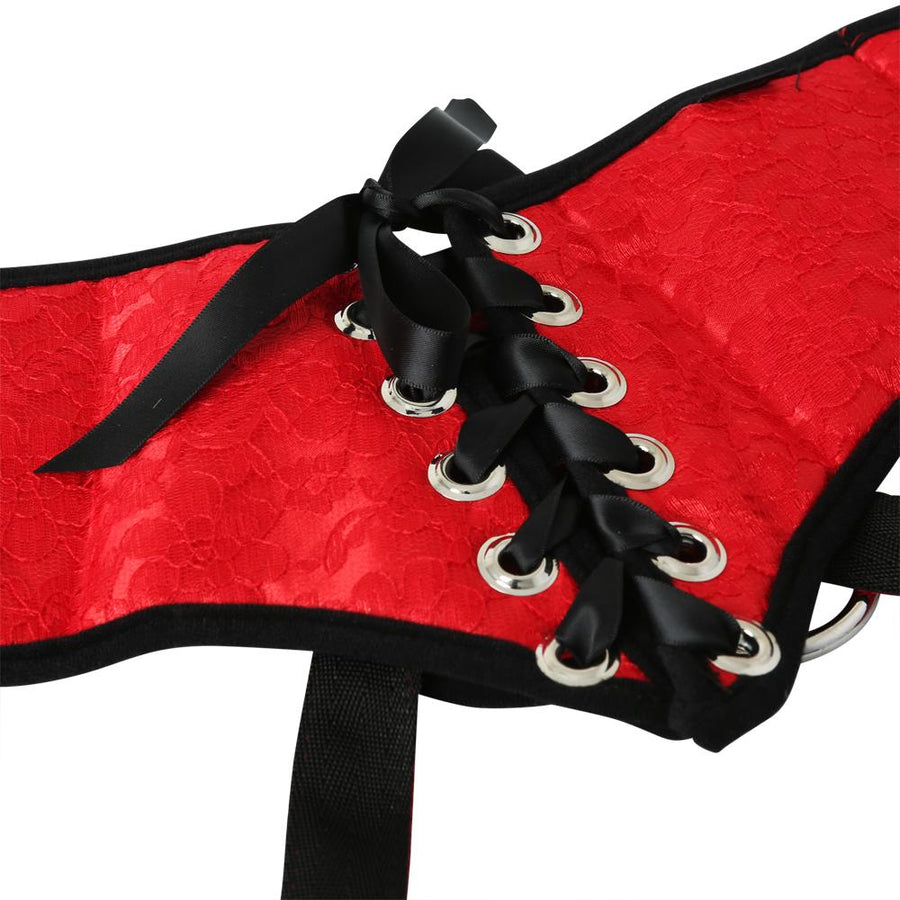 Sportsheets Plus Red Lace With Satin