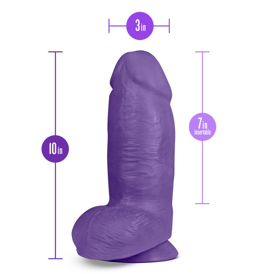 Au Naturel Bold Chub 10 Dildo Purple