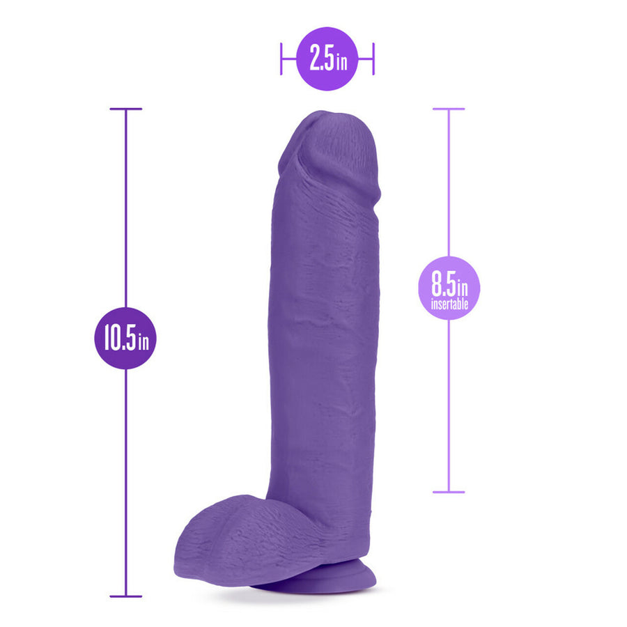 Au Naturel Bold Huge 10 Dildo Purple