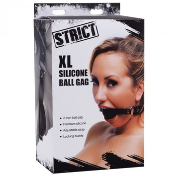 Strict XL Silicone Gag Ball 2in