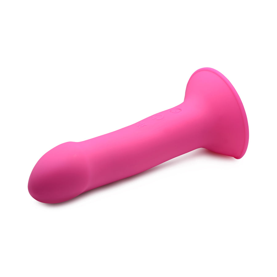 Squeeze-It 10X Squeezable Vibrating Dildo Pink