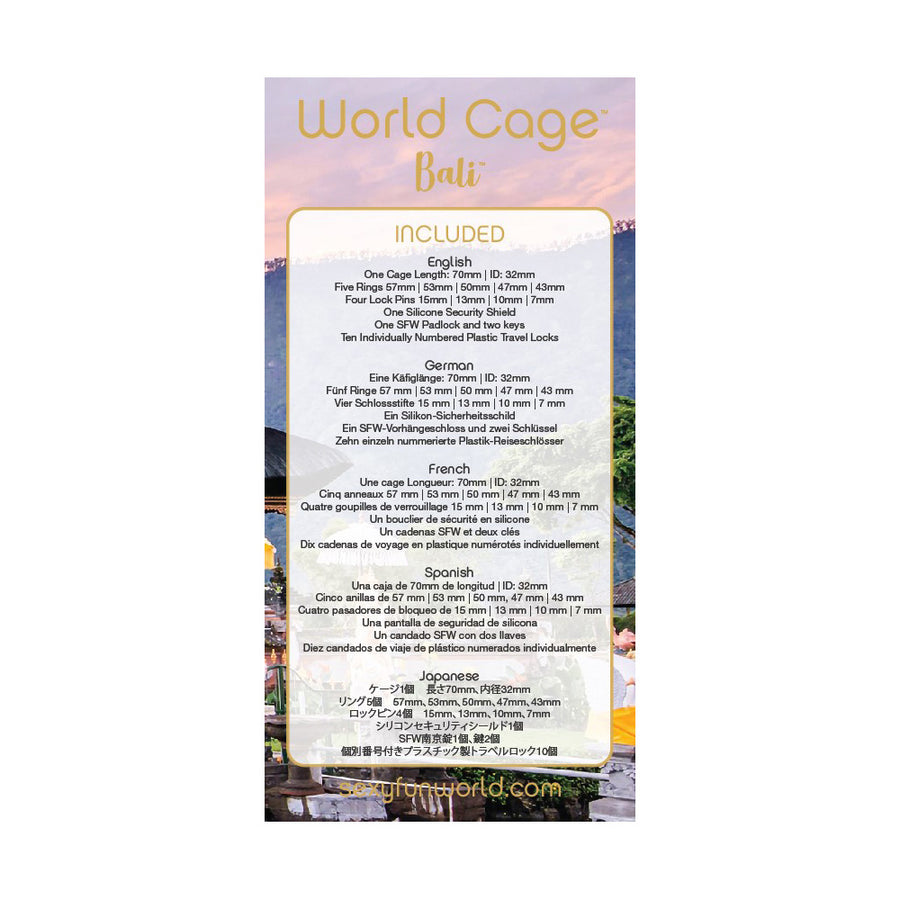 Bali World Cage Kit